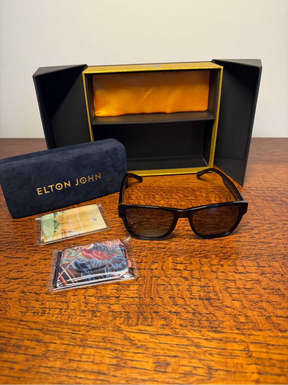 NIB Elton John Master Collection Sunglasses Box Collector Set 53-18-145